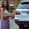 Sabrina F. picked up her serviced SUV